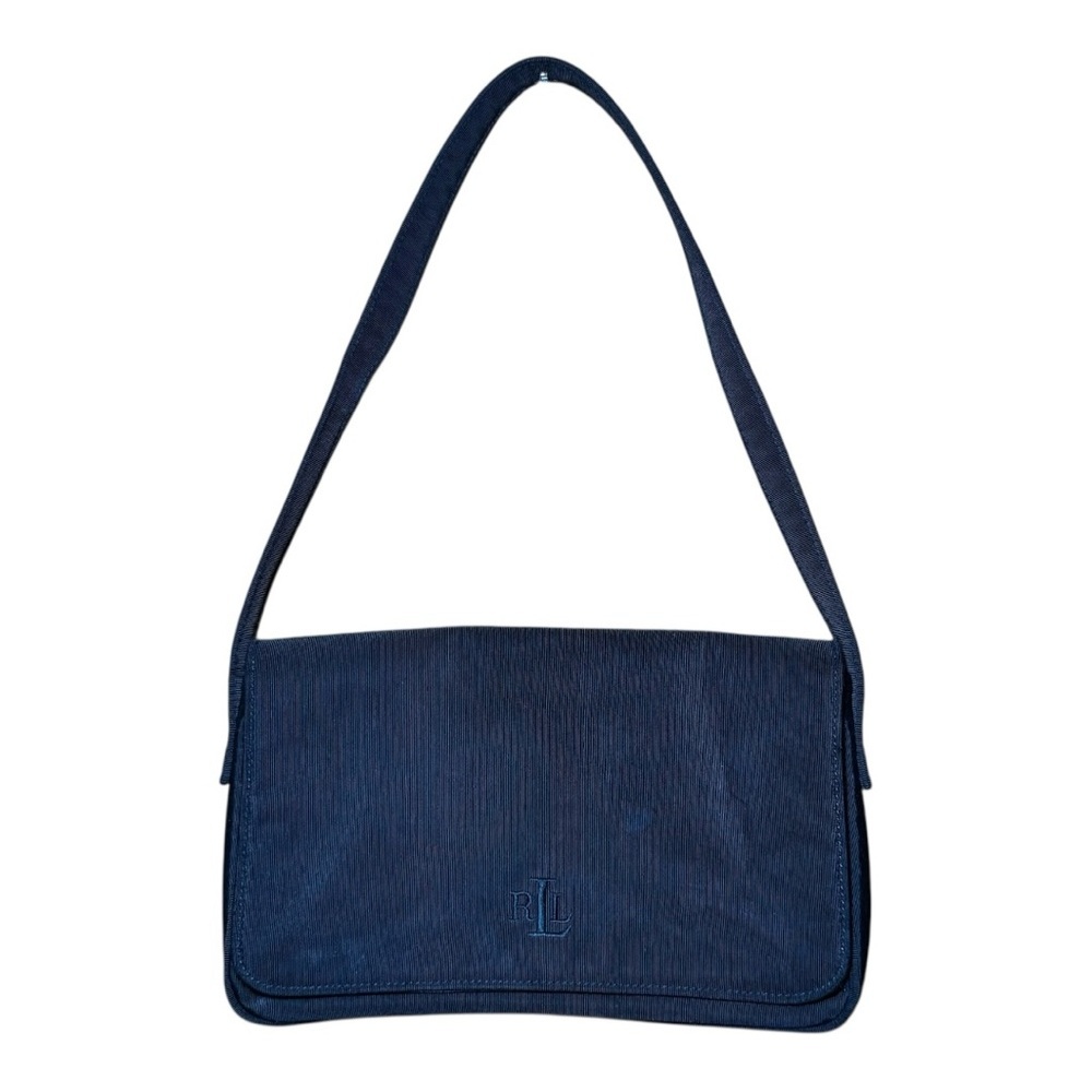 LAUREN RALPH LAUREN Black Canvas Shoulder Bag - Picture 3 of 10